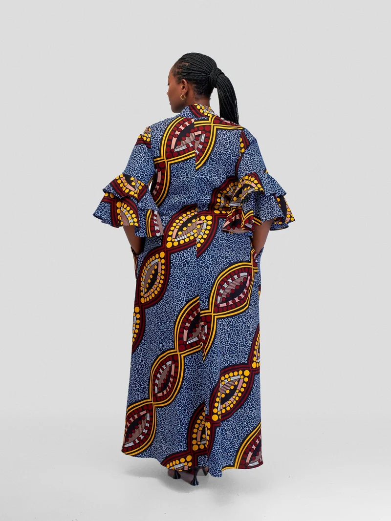 Vivo Naya Flounce Sleeve Kimono - Johari