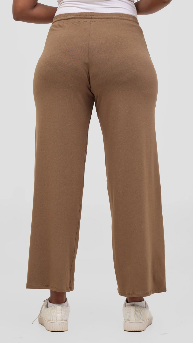 Safari Lounge Pants In Jersey - Dark Tan