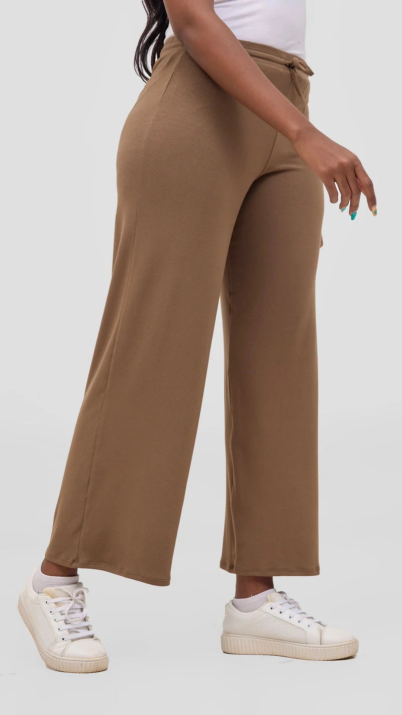 Safari Lounge Pants In Jersey - Dark Tan