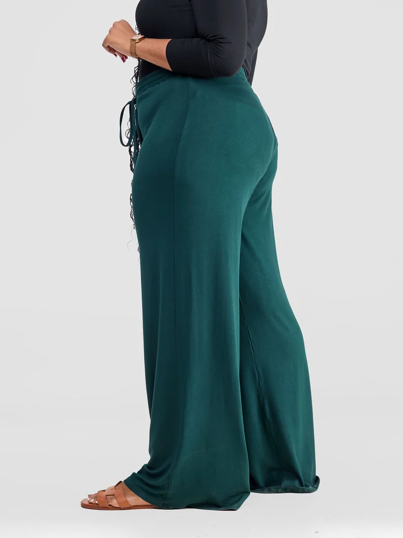 Safari Lounge Pants In Jersey - Dark Green