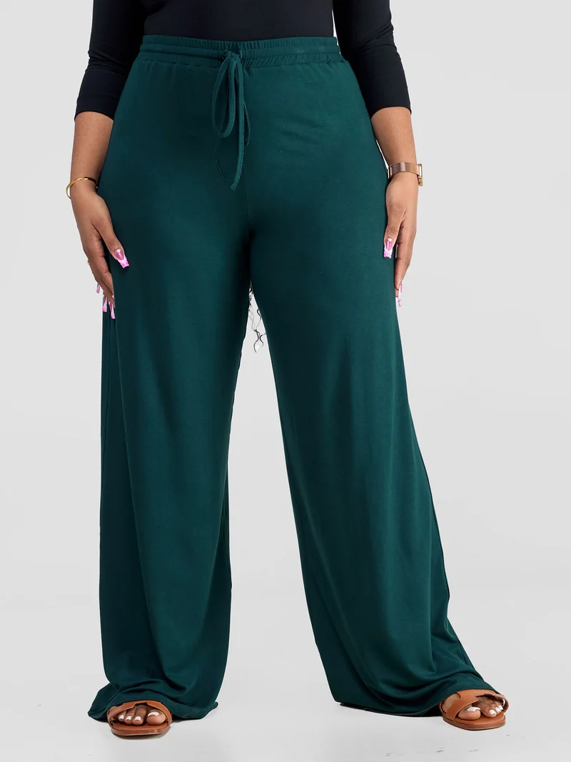 Safari Lounge Pants In Jersey - Dark Green