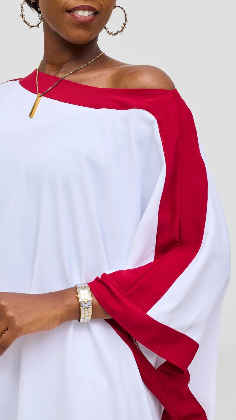Vivo Liora Kaftan Tunic Top - Light Pink
