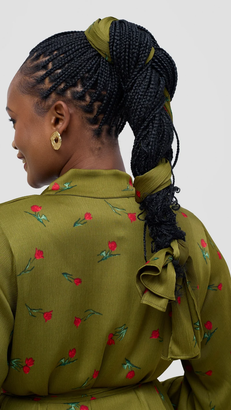Vivo Samira Maxi Kimono - Hunters / Red Print