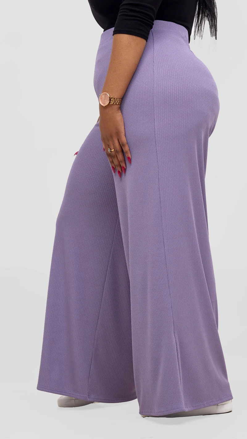 Vivo Chela Wide Leg Pants - Lilac