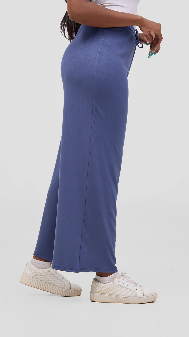 Safari Lounge Pants In Jersey - Powder Blue