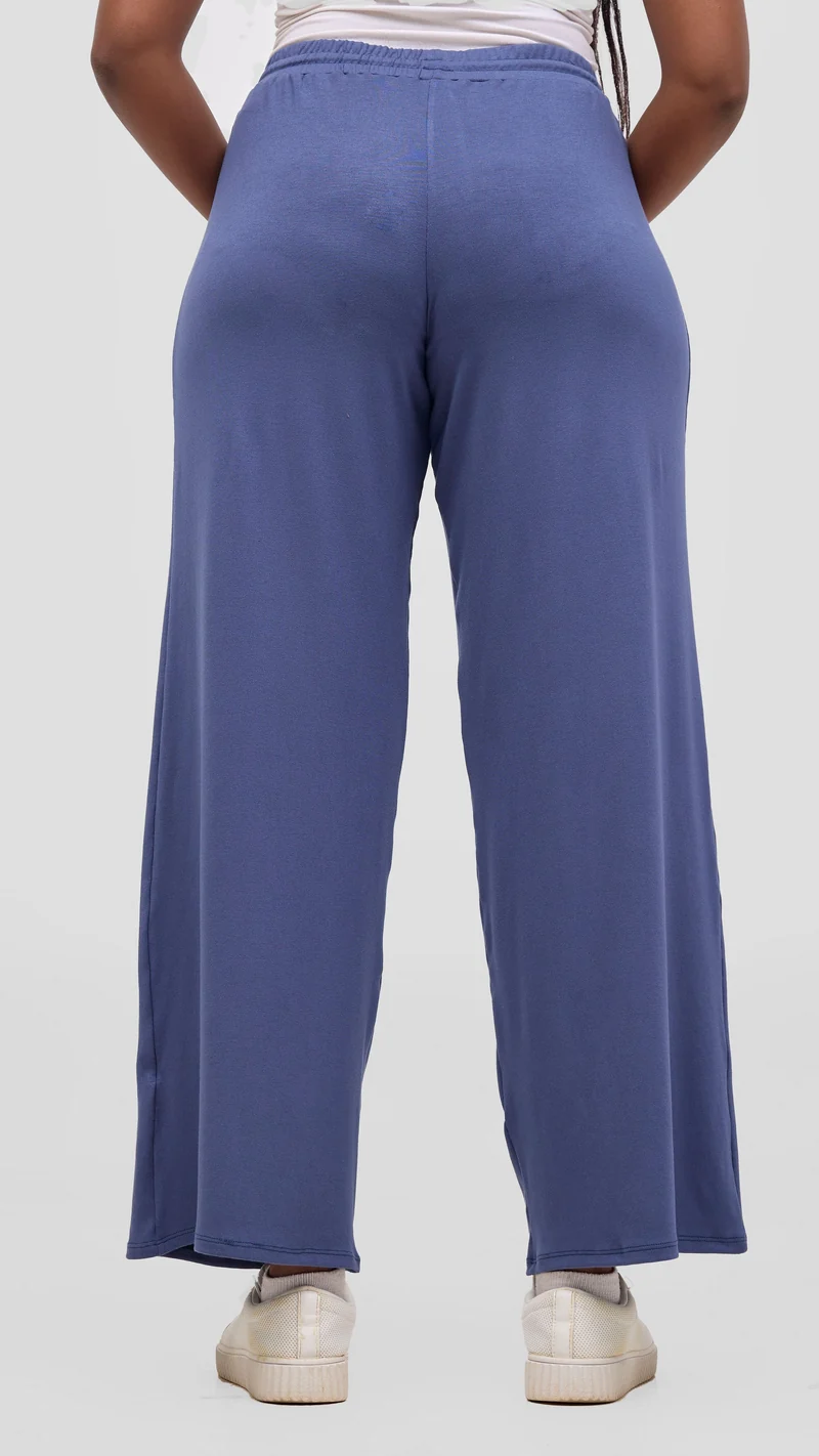 Safari Lounge Pants In Jersey - Powder Blue