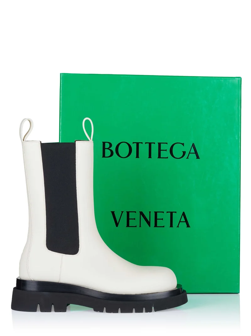 Bottega Veneta Stiefel beige