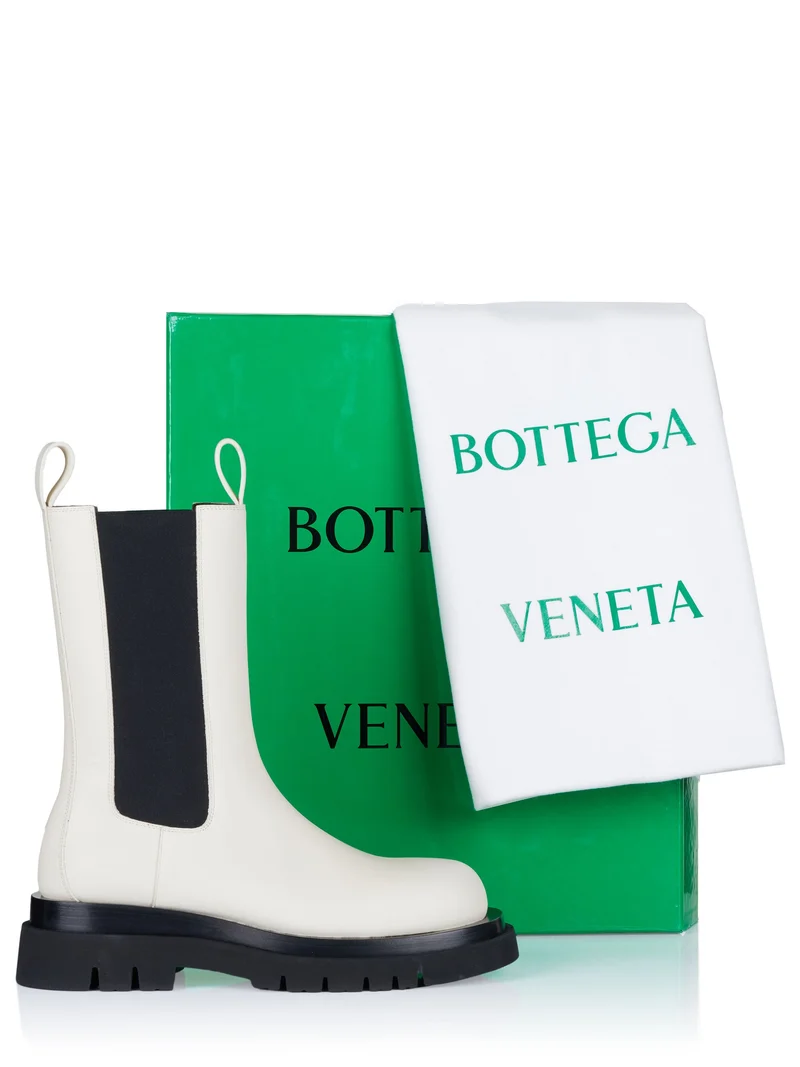 Bottega Veneta Stiefel beige