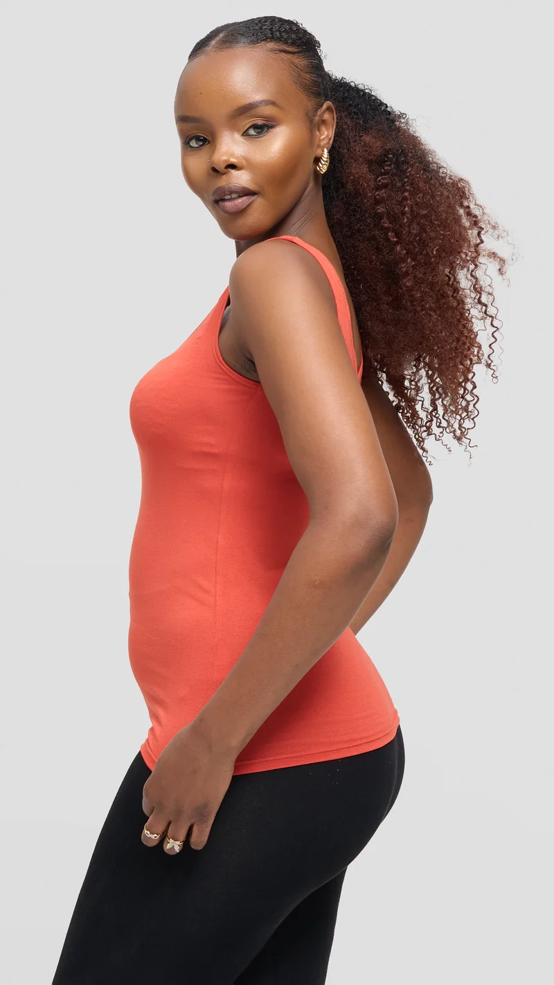 Vivo Basic Tank Top - Orange