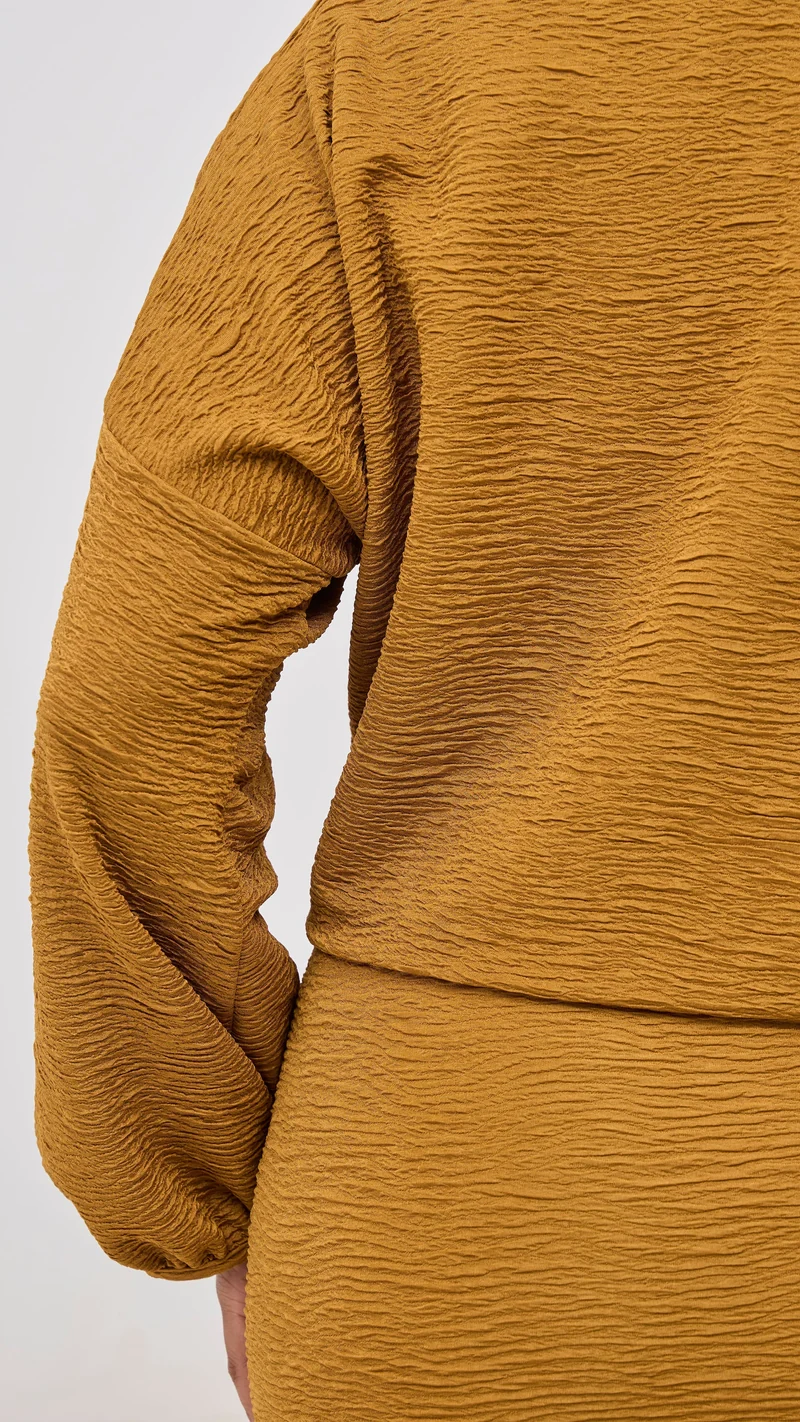 Vivo Alma Drawstring Top - Gold