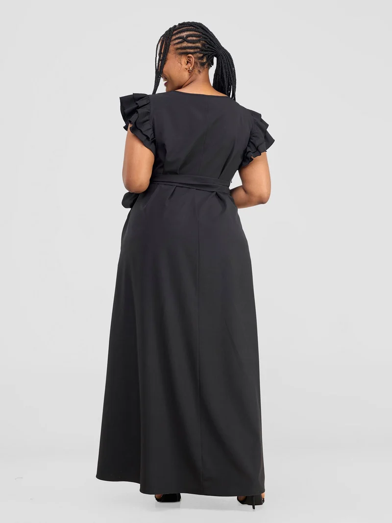 Vivo Nasinka A-Line Maxi Dress - Black