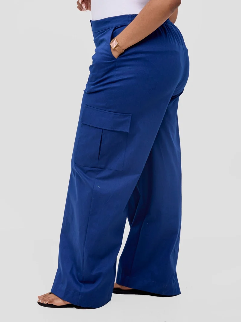 Safari by Vivo Hawi Cargo Pants - Light Navy
