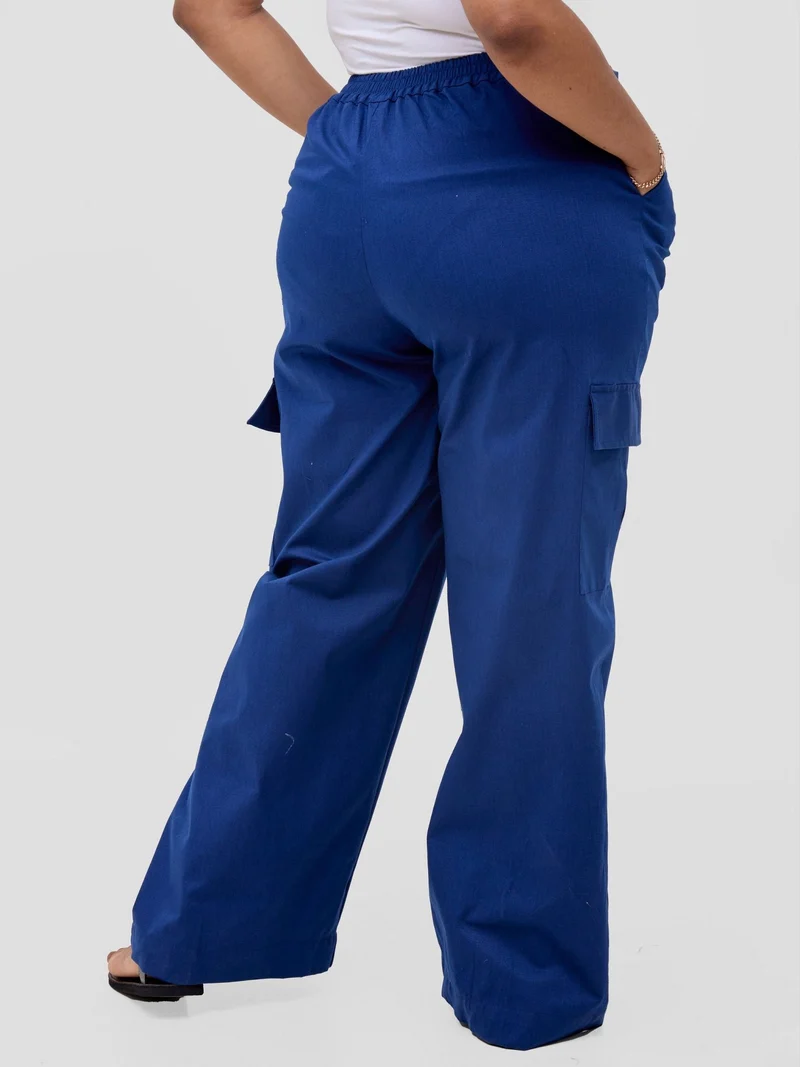 Safari by Vivo Hawi Cargo Pants - Light Navy