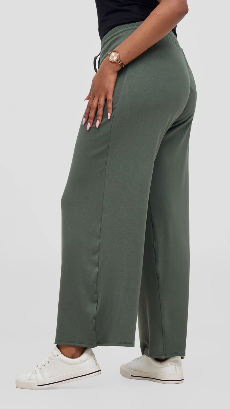 Safari Lounge Pants In Jersey - Army Green