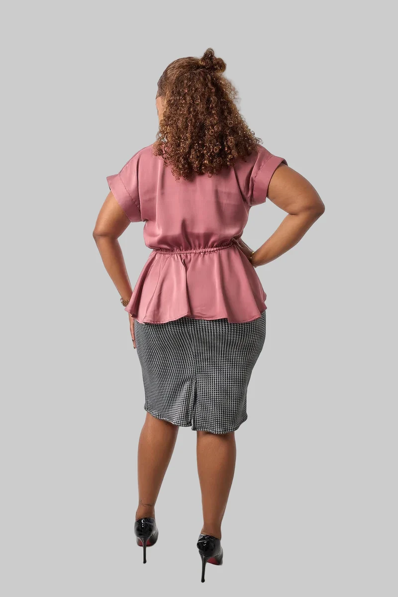 Silk House Collection Raya Top - Mauve Pink