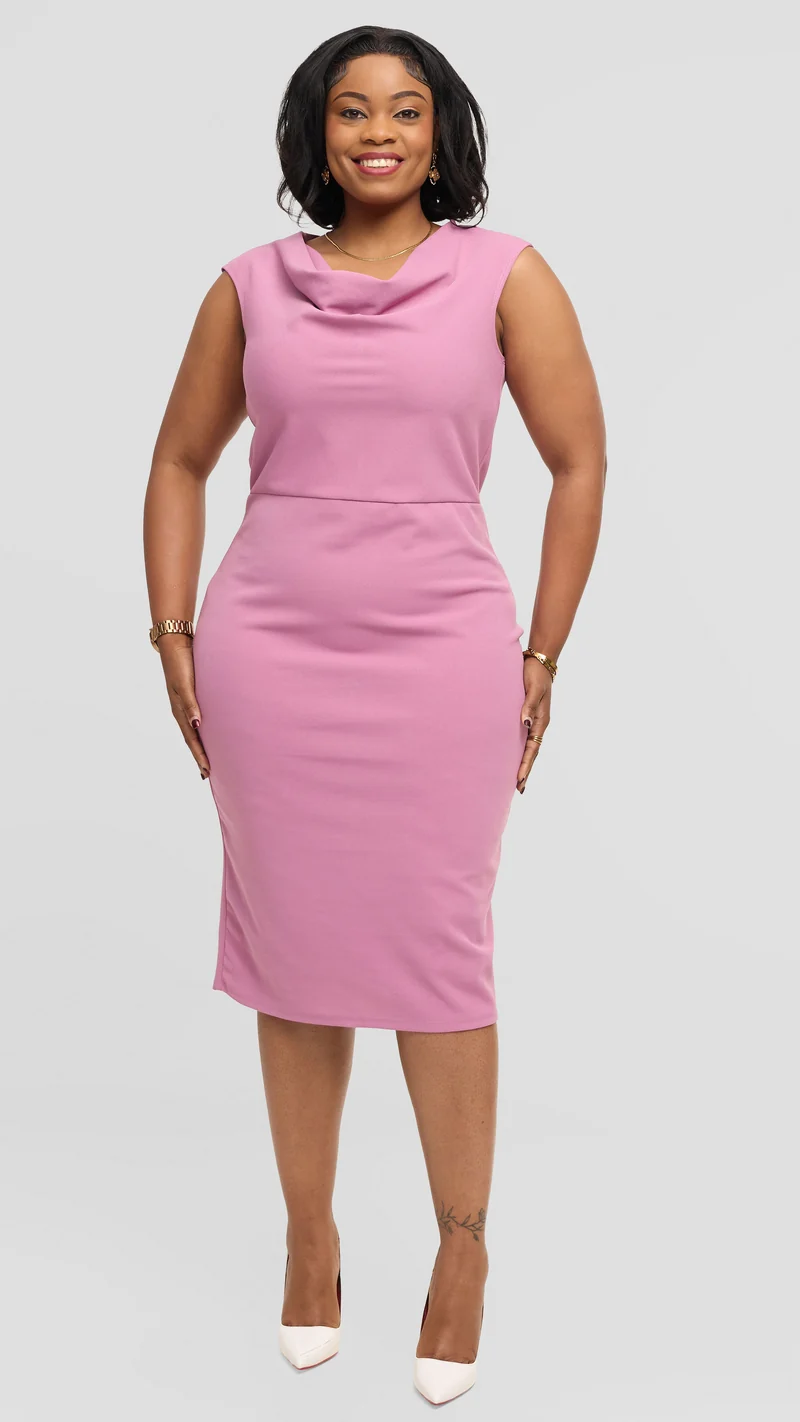 Lizola Mpanko Bodycon Dress - Purple