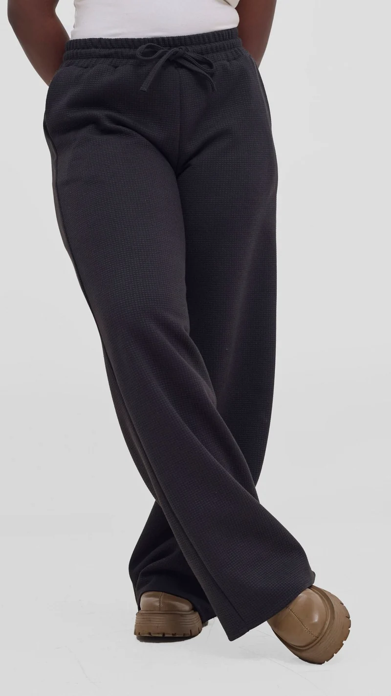 Shiv Shikie X Safari Drawstring Pants in Rib - Black