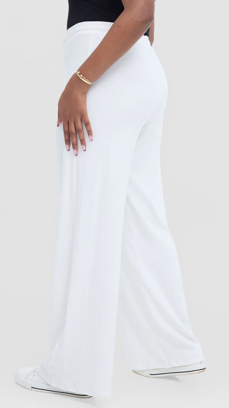 Safari Lounge Pants In Jersey - White