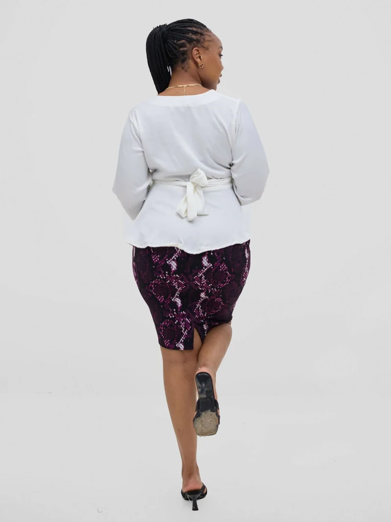 Silk House Collections Hulya Top - White