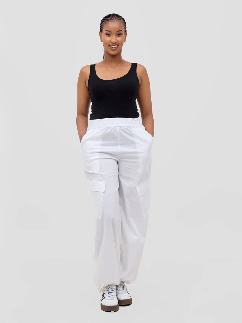 Safari by Vivo Kamari Wide Leg Pants - White