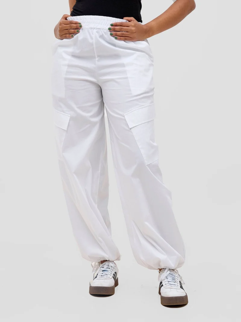 Safari by Vivo Kamari Wide Leg Pants - White