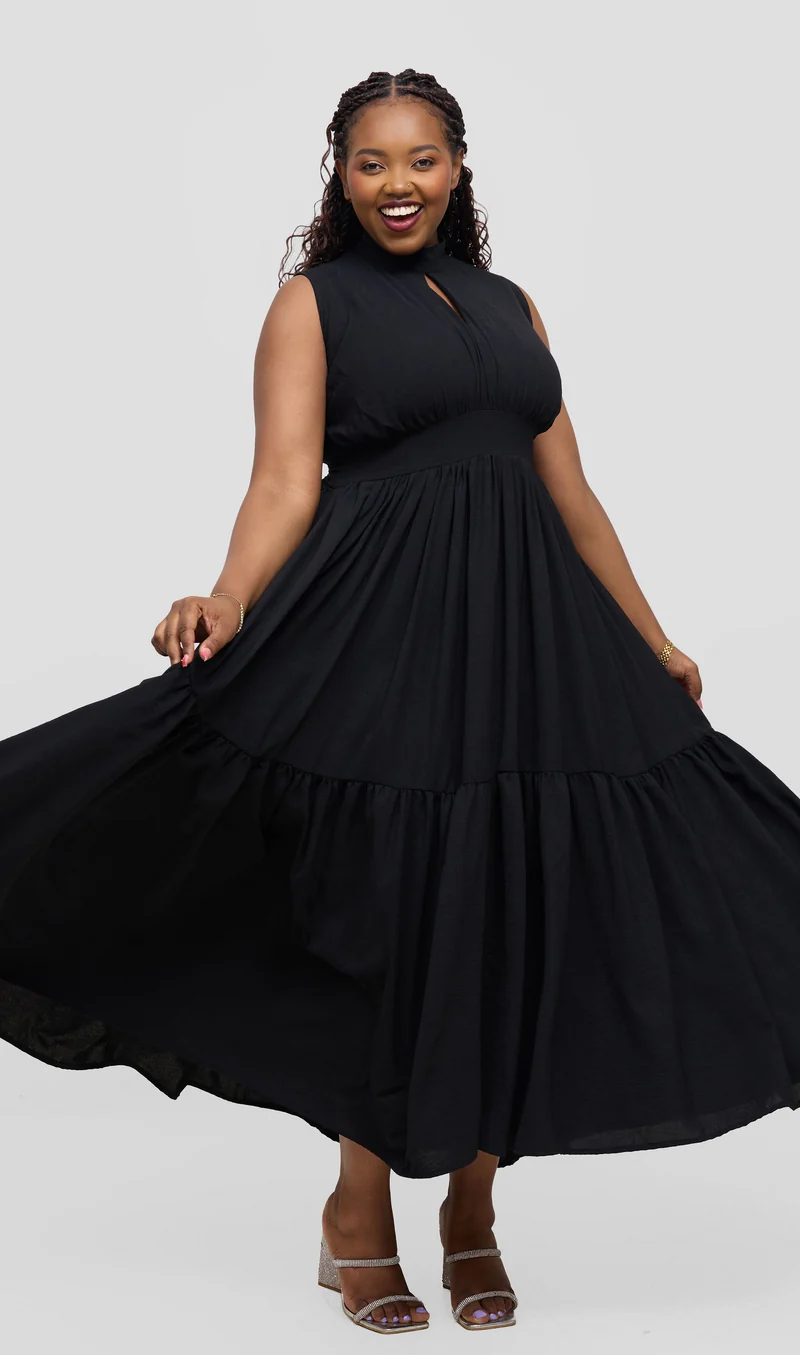 Zambarau Apparel Malaika Dress - Black