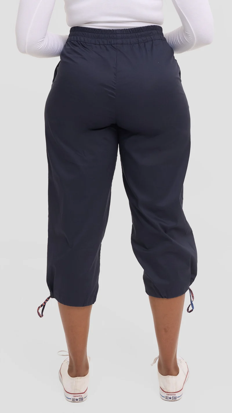 Safari Njano Joggers - Navy Blue / Tana Print