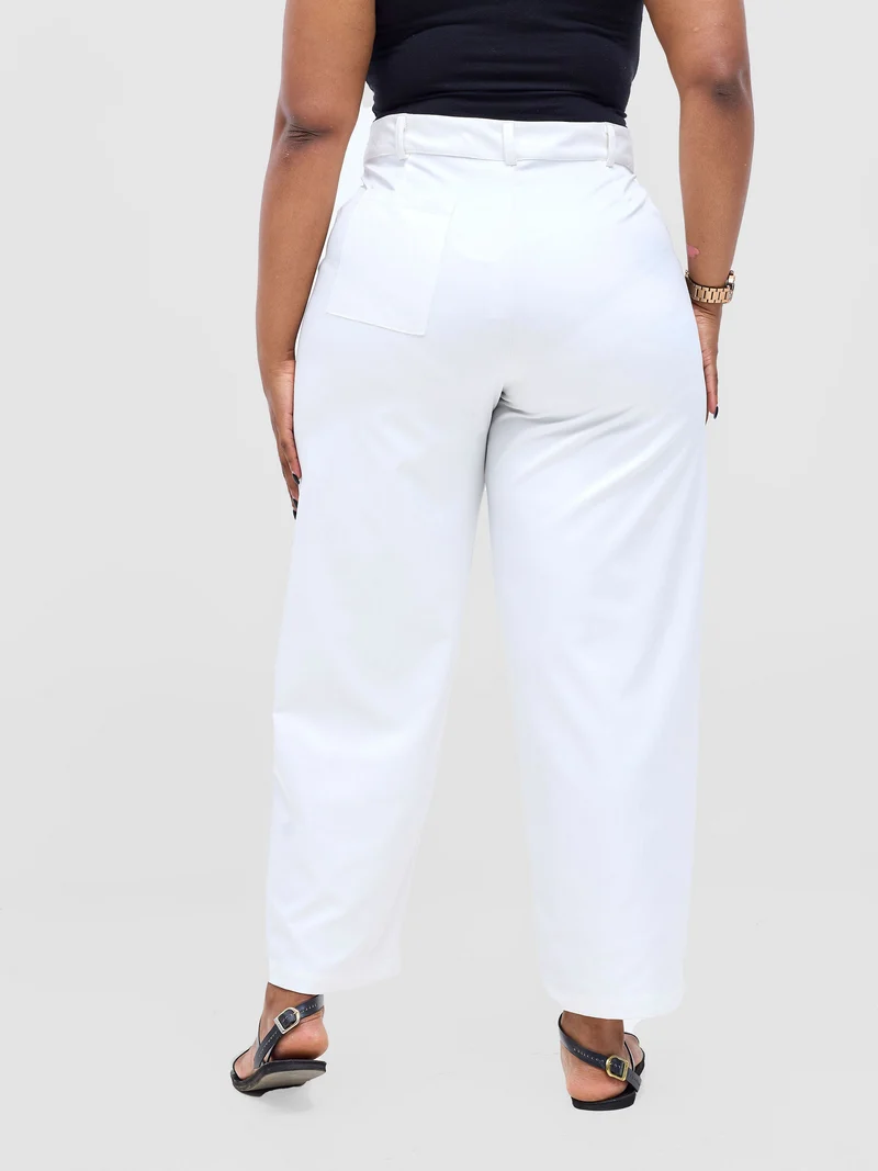 Safari by Vivo Tiwa Barell Pants - White