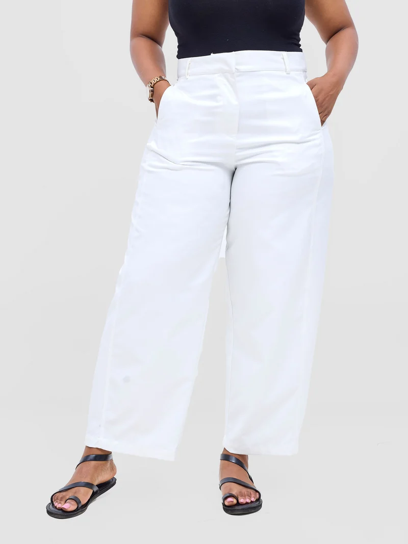 Safari by Vivo Tiwa Barell Pants - White