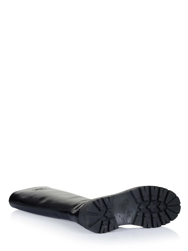Celine Bulky Calfskin Stiefel schwarz