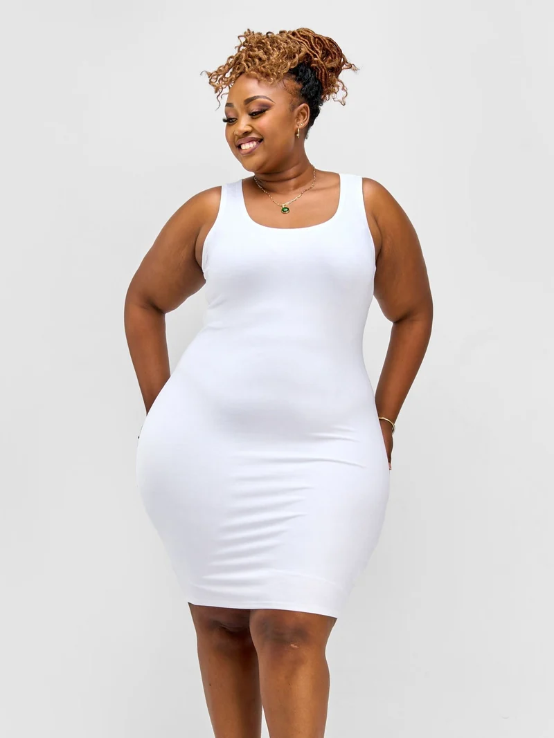 Vivo Essentials Bodycon - White