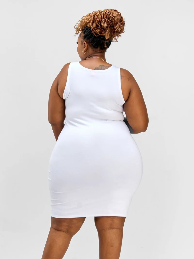 Vivo Essentials Bodycon - White