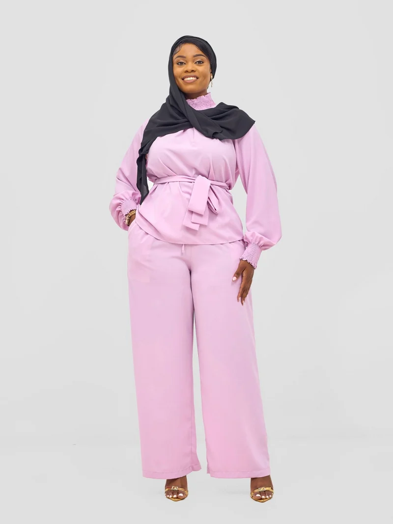 Vivo Ayah Drawstring Pants - Lilac