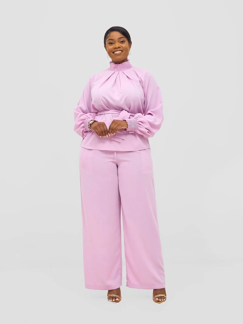 Vivo Ayah Drawstring Pants - Lilac
