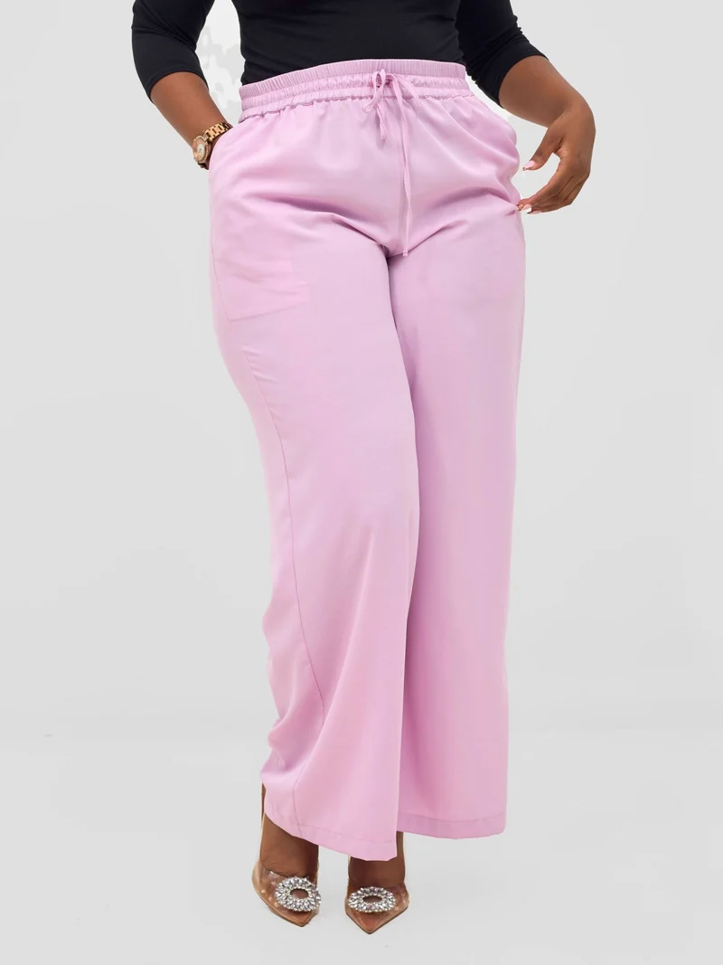 Vivo Ayah Drawstring Pants - Lilac