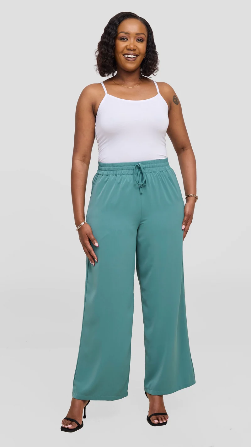 Vivo Wastani Drawstring Pants - Dusty Green