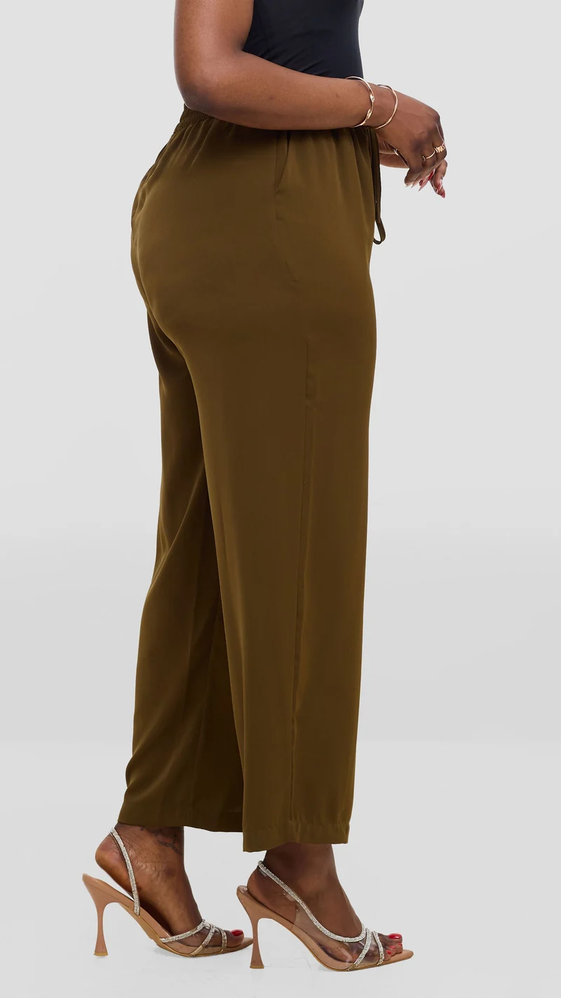 Vivo Wastani Drawstring Pants - Dusty Green