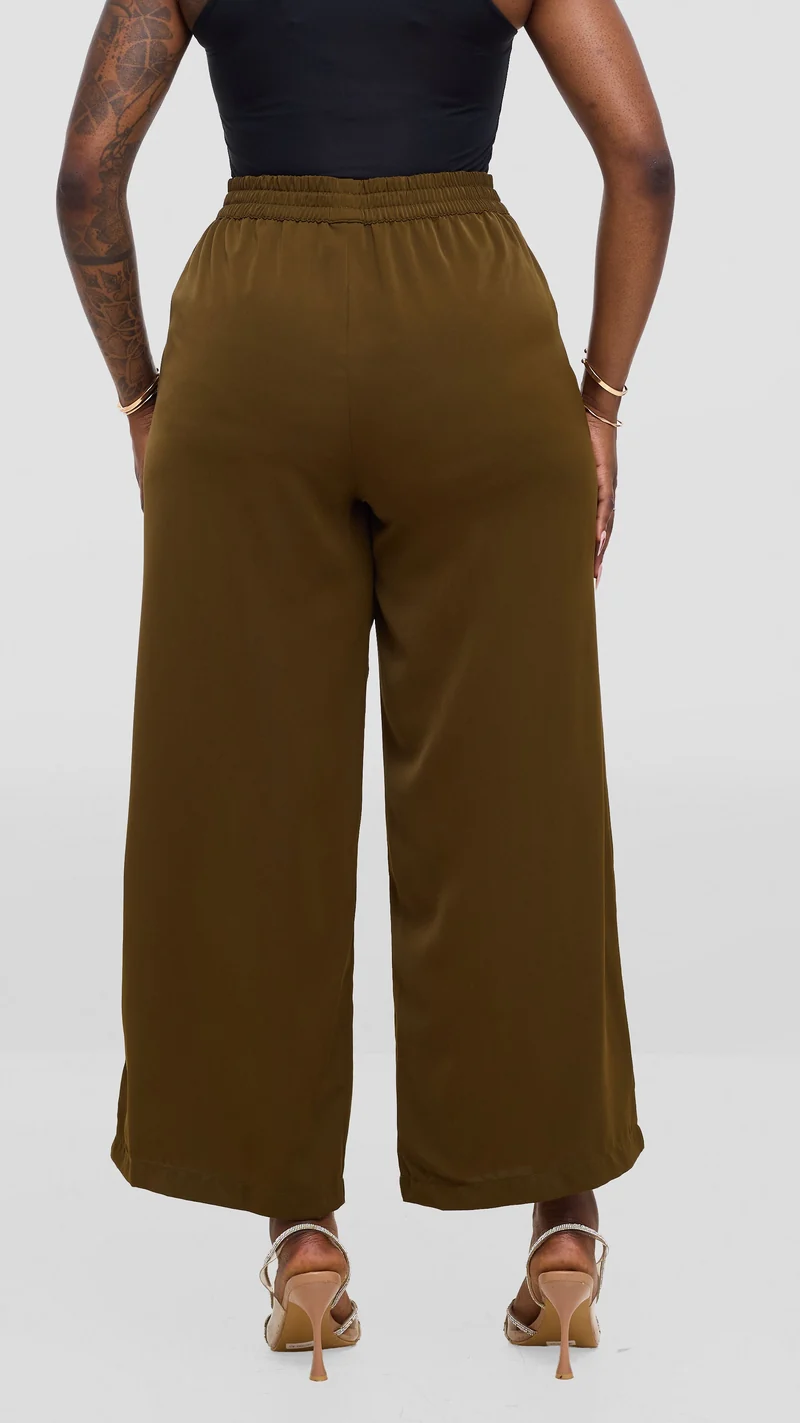 Vivo Wastani Drawstring Pants - Dusty Green