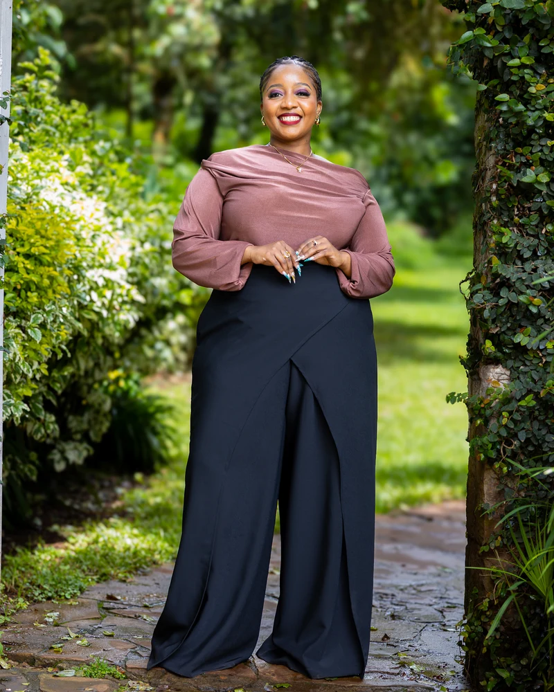 Afriwia Terra Wide-Leg Pants - Black