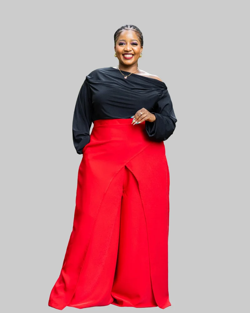 Afriwia Terra Wide-Leg Pants - Red