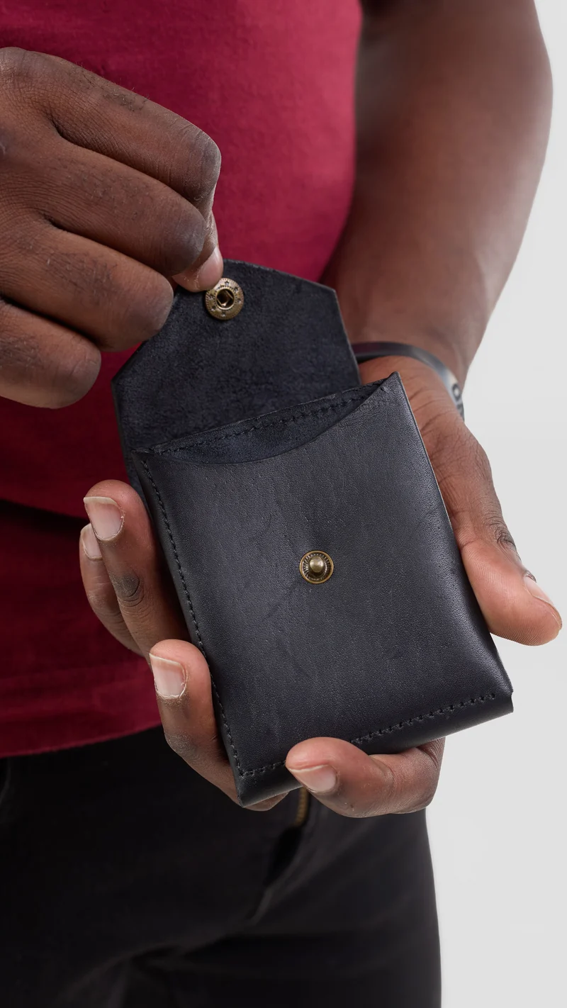Foiyd Leather Men's Wallet - Black