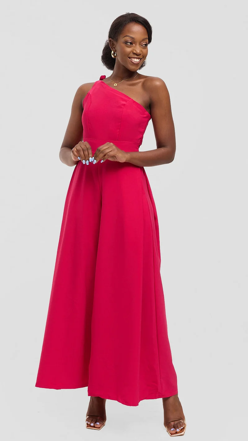 Eunike Anaya Jumpsuit - Hot Pink