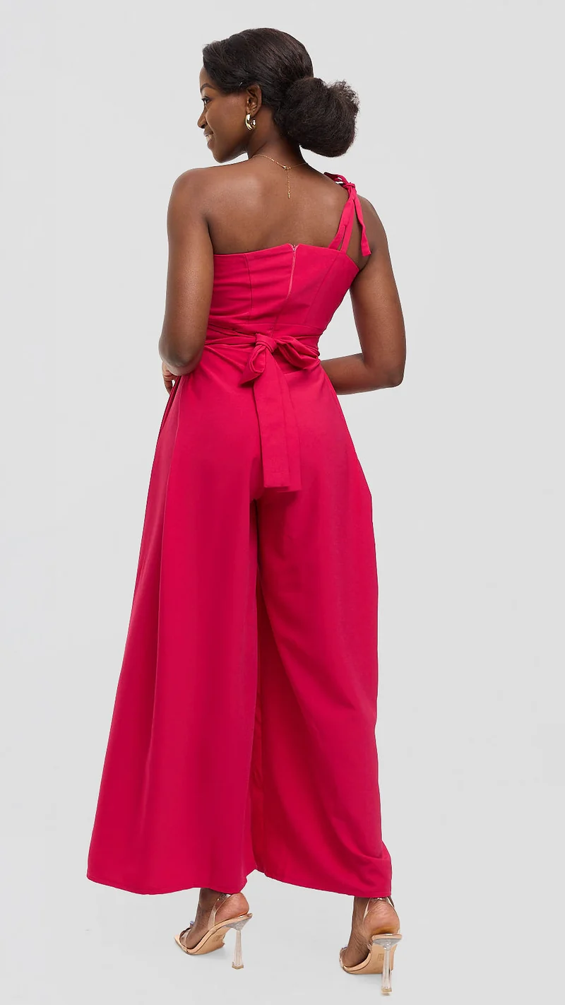 Eunike Anaya Jumpsuit - Hot Pink