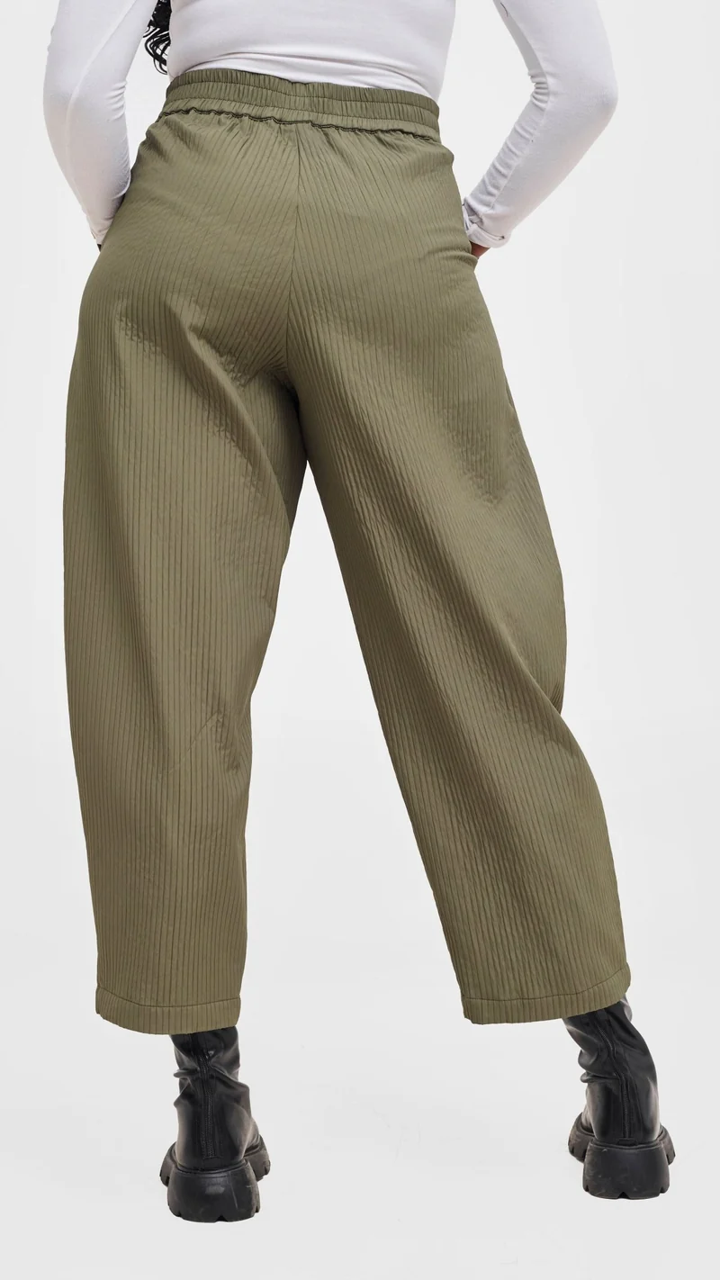 Shiv & Shikie X Safari Barrel Pants - Olive