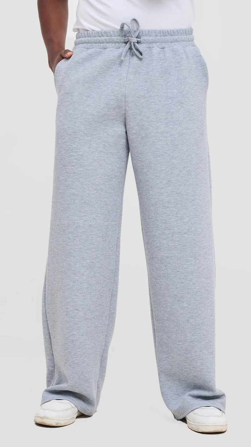 Shiv Shikie X Safari Drawstring Pants in Rib - Light Grey