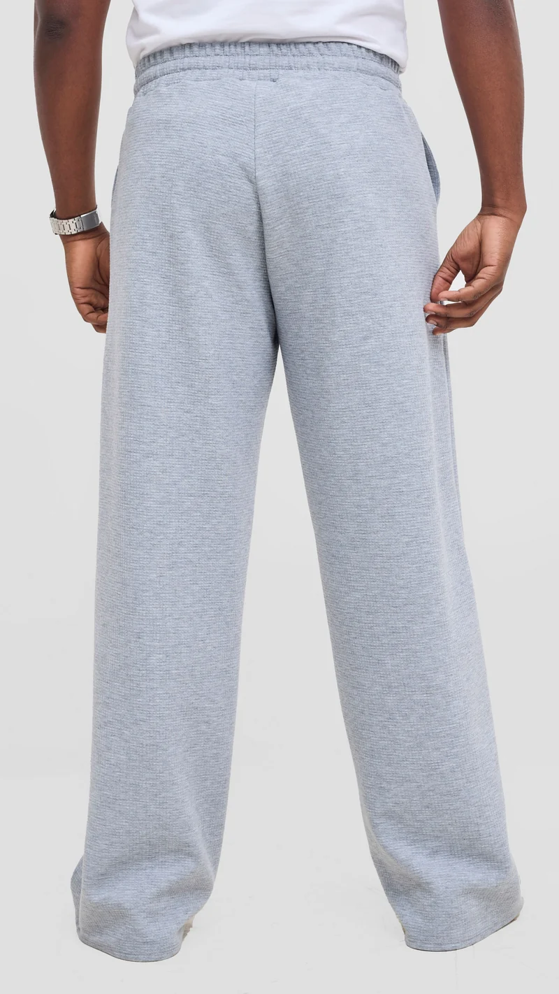 Shiv Shikie X Safari Drawstring Pants in Rib - Light Grey