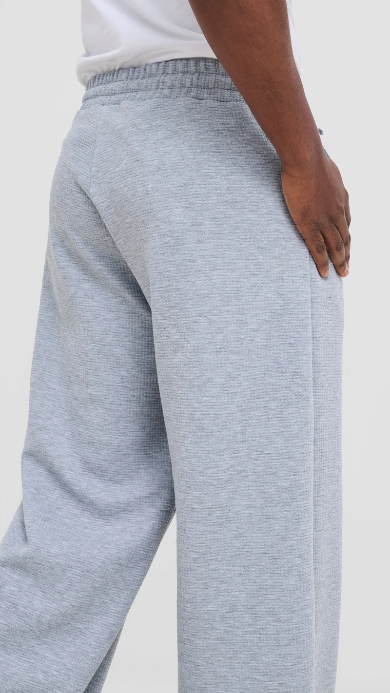 Shiv Shikie X Safari Drawstring Pants in Rib - Light Grey