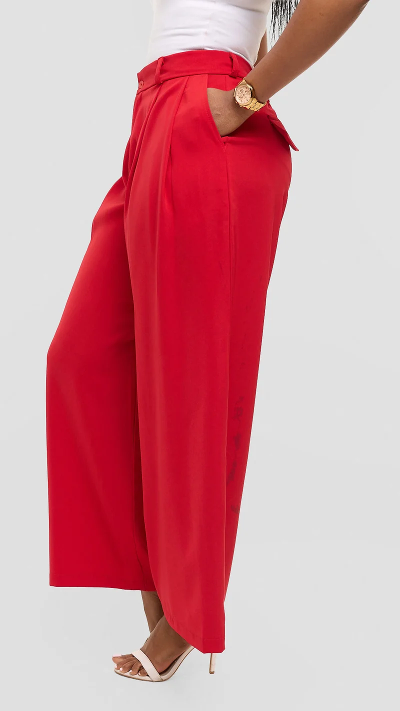 CSF Peony Pants - Red