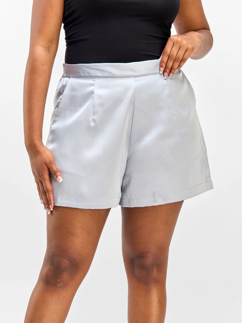 Vivo Nimali Satin Shorts - Grey