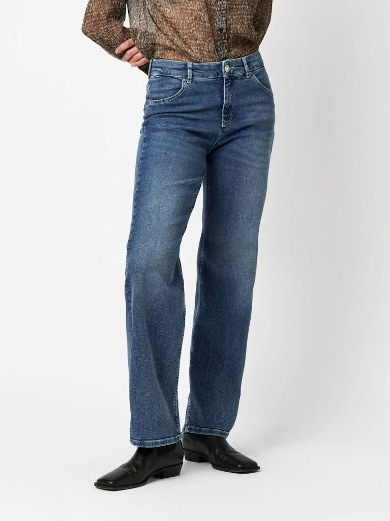 Toni Dress Liv Wide Jeans Blau